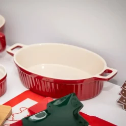 Naczynie do zapiekania ceramiczne 27 cm czerwone Altom Design Red Chilli