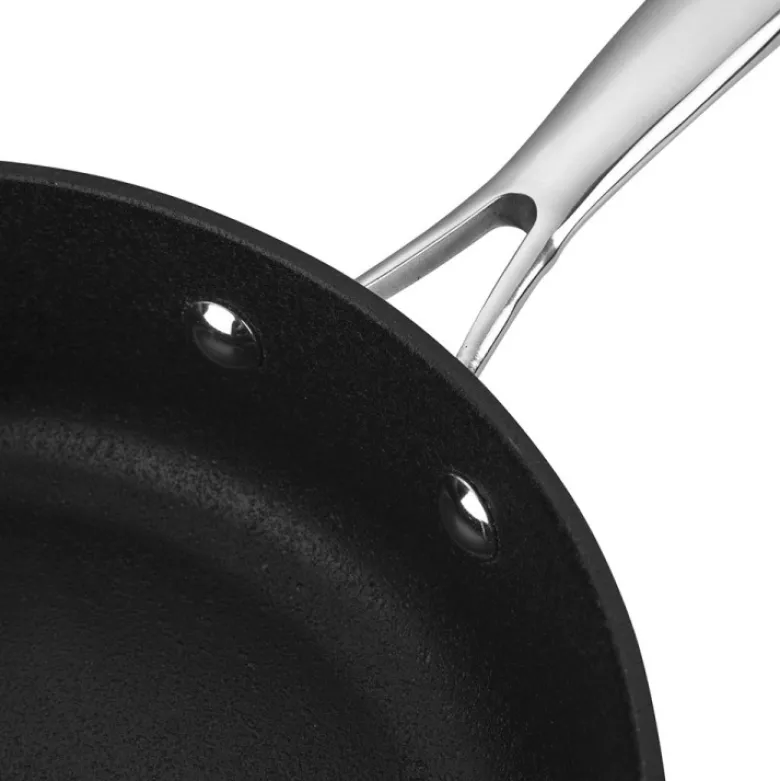 Patelnia aluminiowa głęboka na indukcję i gaz Florina Stix czarna aluminium 24 cm 2,5 l