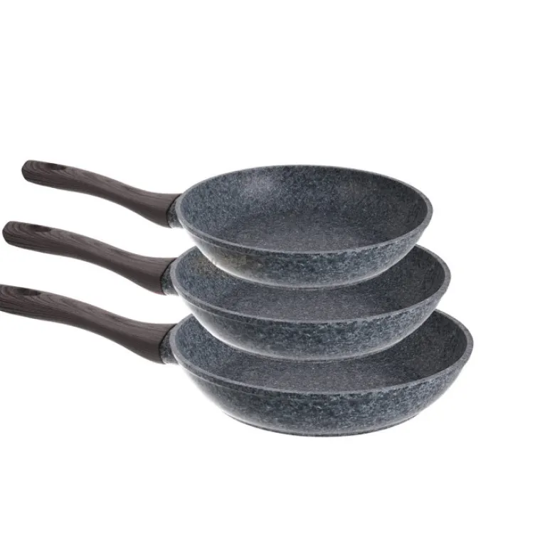 Patelnia Berlinger Haus BH 1214 x3 CERAMICZNA INDUKCJA GRANITOWA