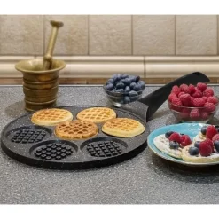 Patelnia do mini gofrów placków jajek 26 cm pancakes aluminiowa indukcja gaz Zilner ZL 2416