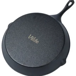 Patelnia żeliwna z silikonową nakładką CAST LINE 30 cm indukcje gaz ognisko Vilde