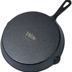 Patelnia żeliwna z silikonową nakładką CAST LINE 25 cm indukcje gaz ognisko Vilde