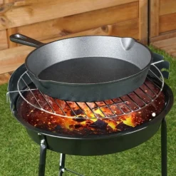 Patelnia żeliwna z silikonową nakładką CAST LINE 25 cm indukcje gaz ognisko Vilde