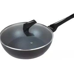 Patelnia głęboka z pokrywką 28 cm powłoka marmurkowa Klausberg KB 7692