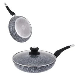 Patelnia granitowa 30 cm indukcja Edenberg EB 9169 ceramiczna