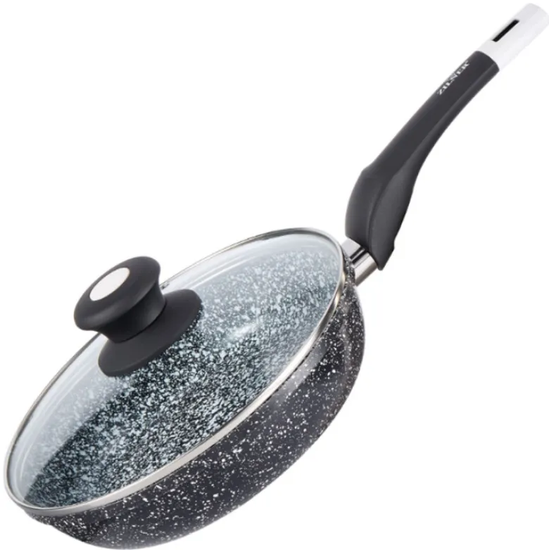 Patelnia granitowa 26 cm indukcja Zilner ZL 7124 ceramiczna
