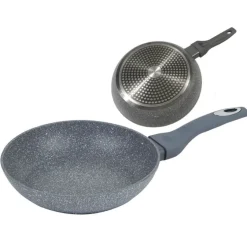 Patelnia granitowa Klausberg KB 7305 indukcja szara 16 cm