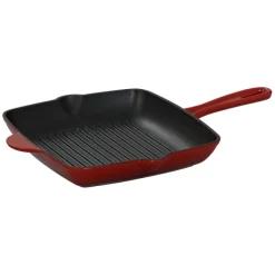 Patelnia grillowa żeliwna 26 cm z powłoką emaliowaną MG Home Immortale