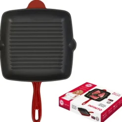 Patelnia grillowa żeliwna 26 cm z powłoką emaliowaną MG Home Immortale
