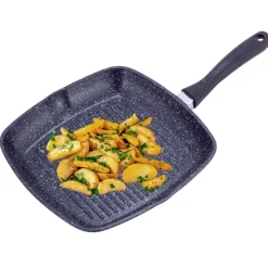 Patelnia grillowa kwadratowa z powłoką marmurowa 28 cm KM 4431 Kamille