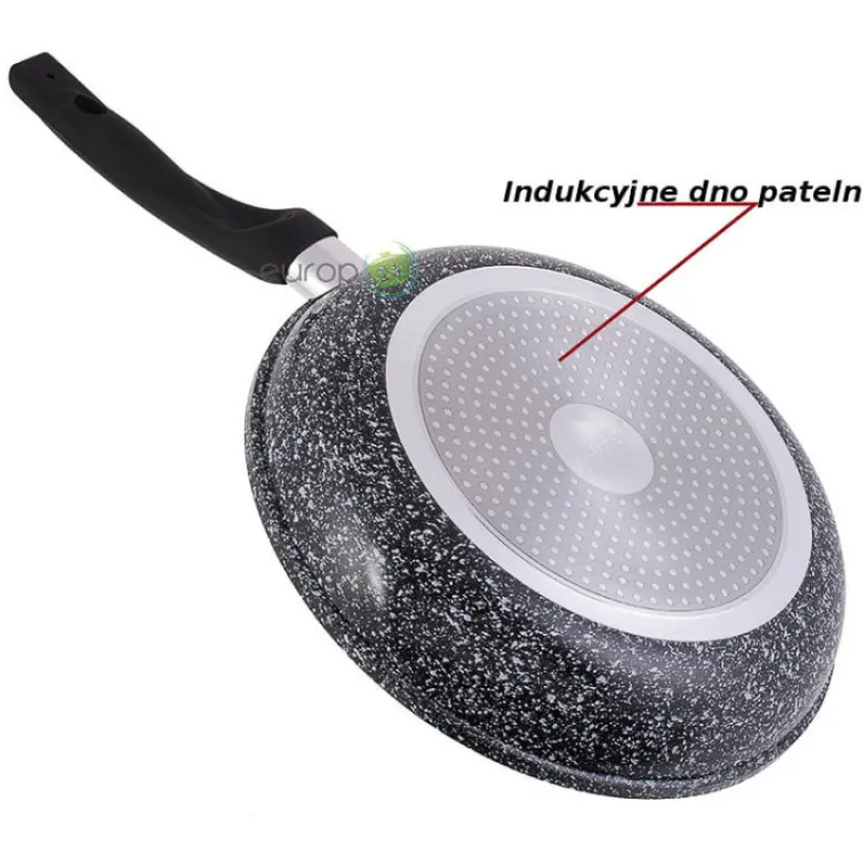 Patelnia Marmurowa Hoffner HF 2020GS 20 cm INDUKCJA
