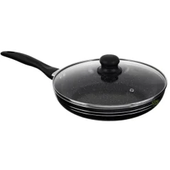 Patelnia na indukcję Edenberg EB 765 - 22cm MARMUR + pokrywka