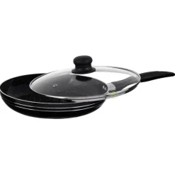 Patelnia na indukcję Edenberg EB 765 - 22cm MARMUR + pokrywka