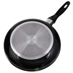 Patelnia na indukcję Edenberg EB 765 - 22cm MARMUR + pokrywka
