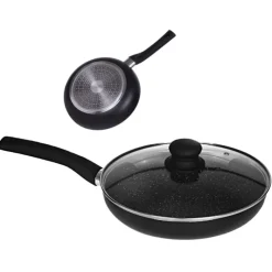 Patelnia na indukcję Kinghoff KH 3957 - 24 cm Ceramiczna Granitowa