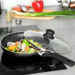 Patelnia na indukcję Kinghoff KH 3957 - 24 cm Ceramiczna Granitowa