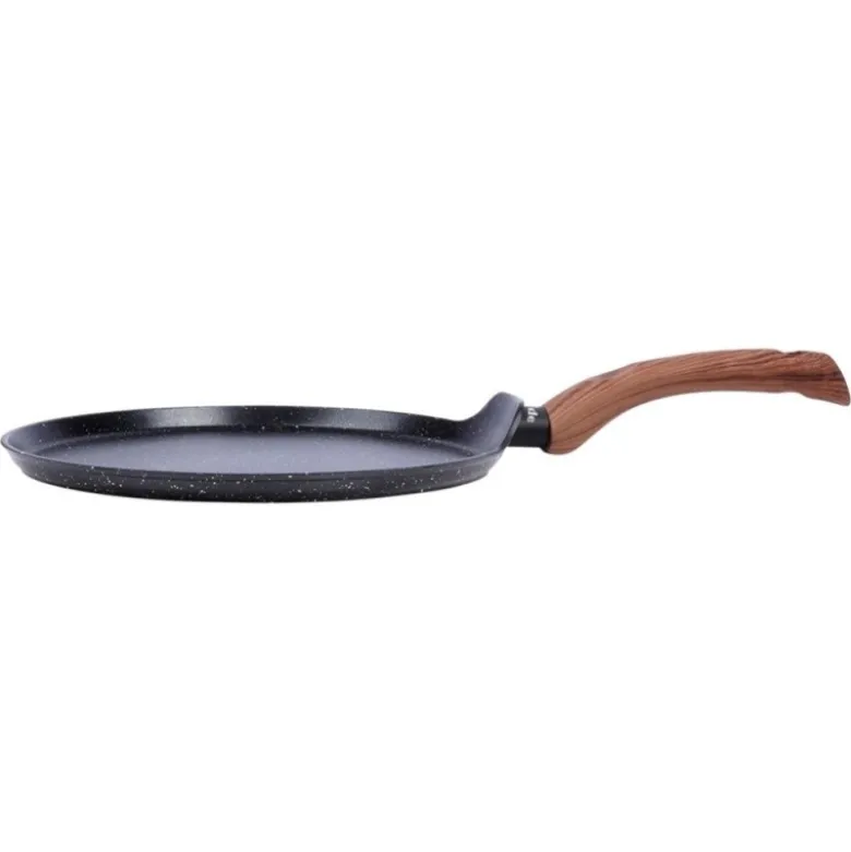 Patelnia płaska do naleśników 24 cm z nieprzywierającą powłoką granitową BLACK&WOOD Orion