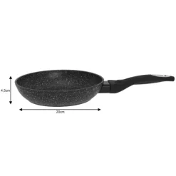 Patelnia z powłoką granitową Klausberg KB 7031 - 20 cm Ceramiczna Indukcja
