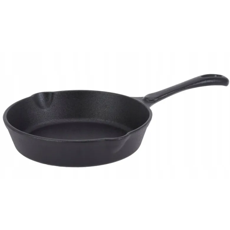 Patelnie żeliwne 20/25/30cm zestaw 3 sztuk ciężkie głębokie Krisberg KR 2711 indukcja gaz