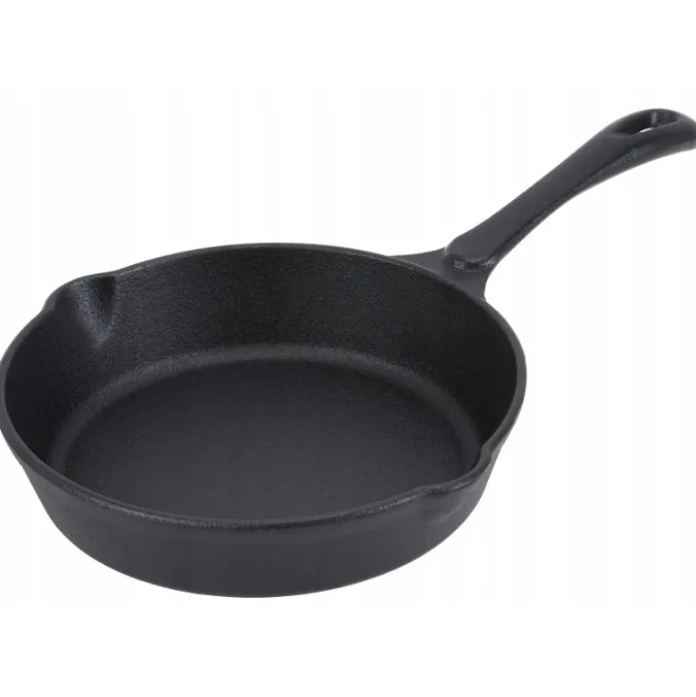 Patelnie żeliwne 20/25/30cm zestaw 3 sztuk ciężkie głębokie Krisberg KR 2711 indukcja gaz