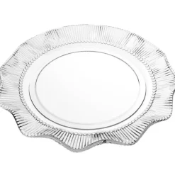Patera szklana 33 cm Altom Design Vivienne duży talerz na ciasto desery