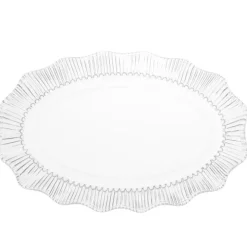 Patera szklana 33x20 cm Altom Design Vivienne duży talerz na ciasto desery