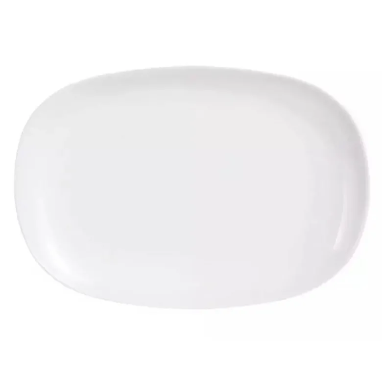 Półmisek duży talerz 35x24 cm Carine Luminarc biały