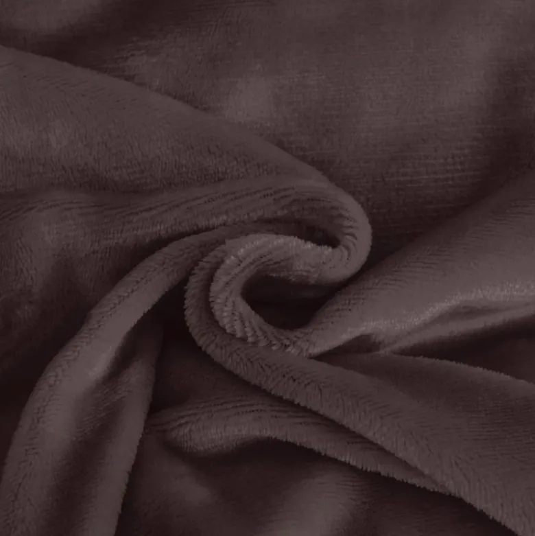 Pościel haftowana 200x220 mikrofibra "miś" Cotton World gruba 3 części 2880 brązowa