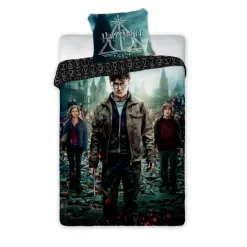Pościel 160x200 bawełna gruba Faro 2 części Harry Potter i Insygnia Śmierci