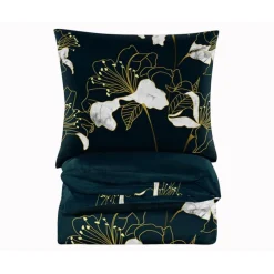 Pościel 160x200 bawełna satynowa 3D Cotton World gruba 3 części 2339