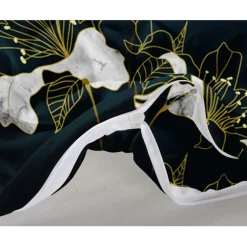 Pościel 160x200 bawełna satynowa 3D Cotton World gruba 3 części 2339