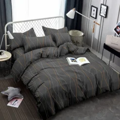 Pościel 160x200 bawełna satynowa 3D Cotton World gruba 3 części 2447