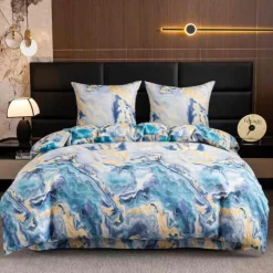 Pościel 140x200 bawełna satynowa dwustronna Cotton World gruba 2 części AML 3082