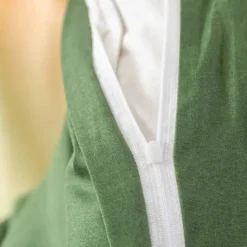 Pościel 160x200 bawełna satynowa dwustronna Antonio gruba 3 części AML 3021 cieniowanie zielono-pomarańczowe