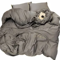 Pościel 140x220 haftowana mikrofibra Cotton World gruba komplet 2 części 2607