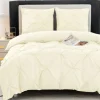 Pościel 160x200 luksusowa Cotton World gruba 3 części 2717 kremowa
