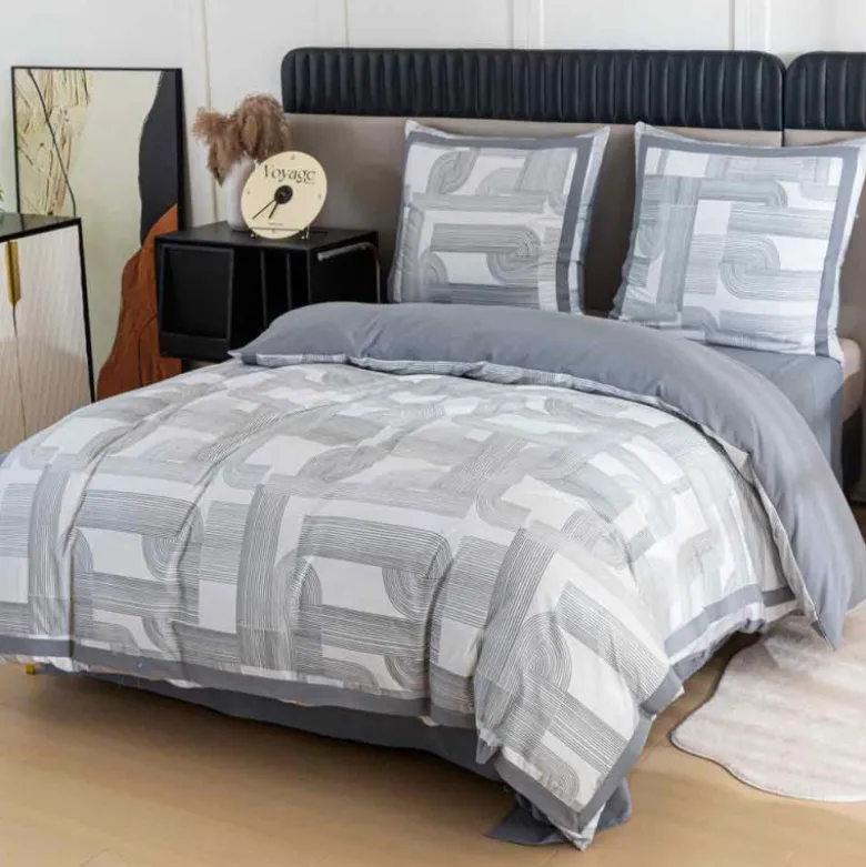 Pościel z lampasami 160x200 mikrofibra Cotton World 3 części FPD 2926