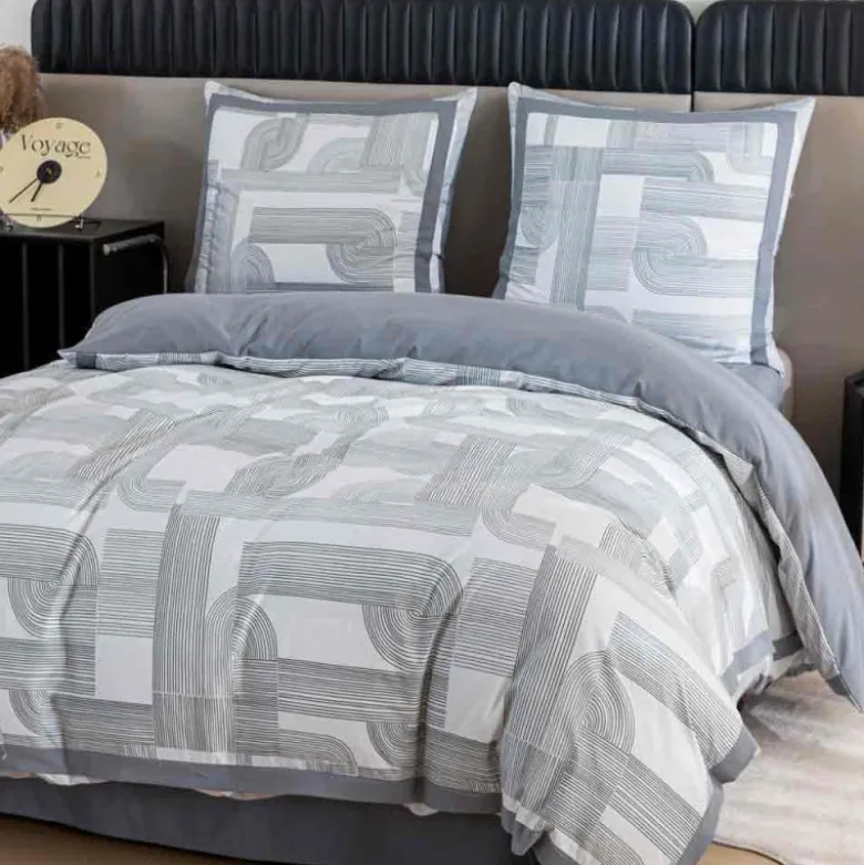 Pościel z lampasami 160x200 mikrofibra Cotton World 3 części FPD 2926
