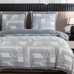 Pościel z lampasami 160x200 mikrofibra Cotton World 3 części FPD 2926