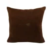 Poduszka dekoracyjna 50x50 velvet welurowa czekoladowa