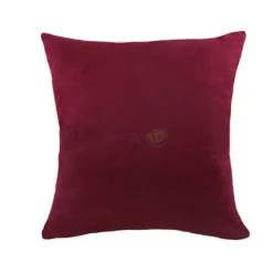 Poduszka dekoracyjna 40x40 velvet welurowa czerwone wino