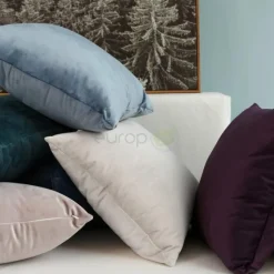 Poduszka dekoracyjna 40x40 velvet welurowa czarna