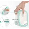 Pojemniki szklane kwadratowe lunchbox GierekHoff Corio GH 1102 zestaw 3 sztuki żaroodporne hermetyczne 1200/800/320 ml