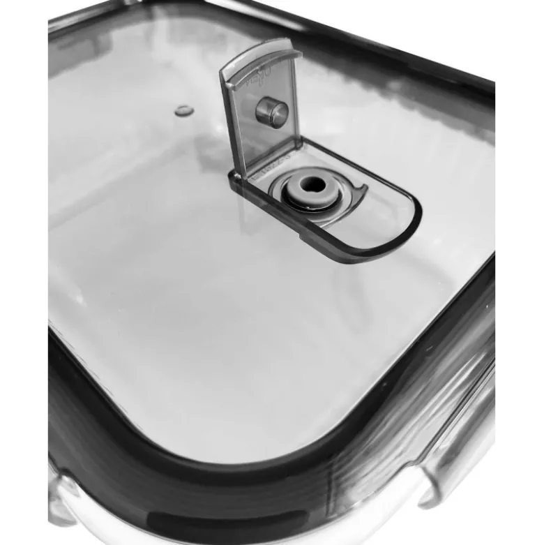 Pojemniki szklane lunchbox GierekHoff Riffle 1500/1000/400 ml żaroodporne szczelne GH 1107