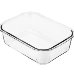 Pojemniki szklane 1040 ml prostokątne lunchbox GierekHoff Corio zestaw 3 sztuki żaroodporne hermetyczne GH 1109