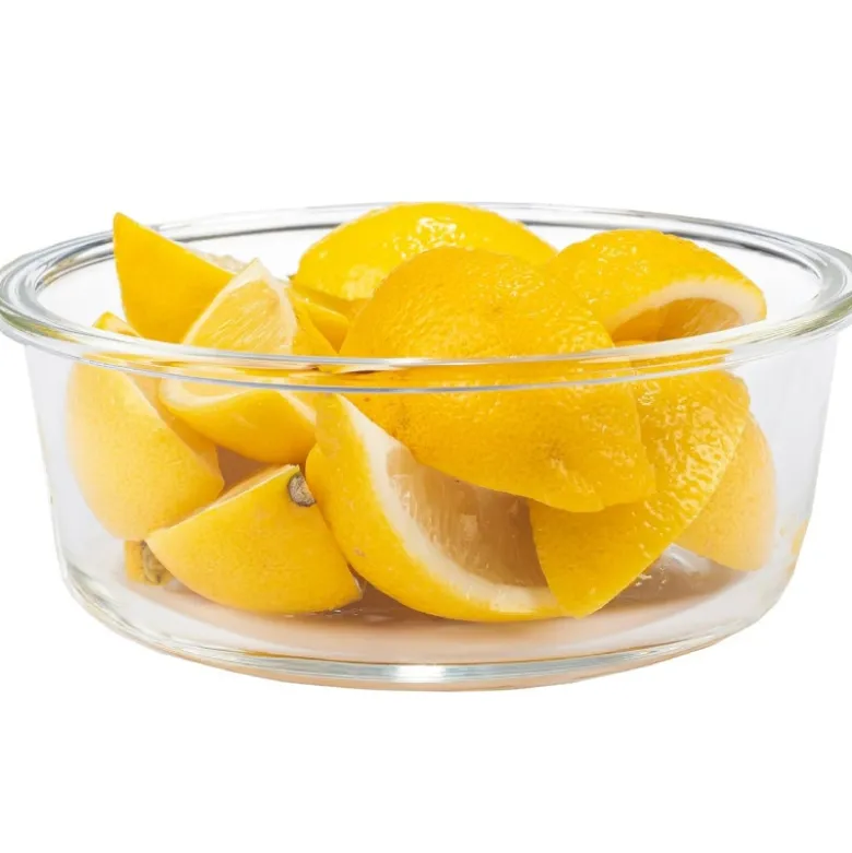 Pojemniki szklane okrągłe lunchbox Florina Frigo zestaw 3 sztuki żaroodporne hermetyczne 620 ml