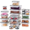 Pojemniki z pokrywką 60/320/350/550/700/840 ml lunchbox zestaw 24szt hermetyczne
