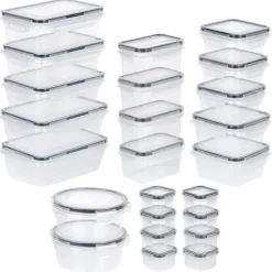 Pojemniki z pokrywką 60/320/350/550/700/840 ml lunchbox zestaw 24szt hermetyczne