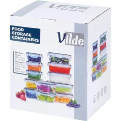 Pojemniki z pokrywką 350/550/700/840 ml lunchbox zestaw 12 szt hermetyczne