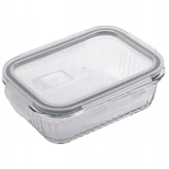 Pojemnik 640 ml na żywność jedzenie pudełko z pokrywką lunchbox prostokątny hermetyczny Mariet Florina